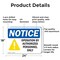 Signmission Operation By Authorized Personnel Only OSHA Notice Sign, Aluminum, 24in W x 18in L, 2PK OS-2PACK-NS-A-1824-L-16303 - alternate 2